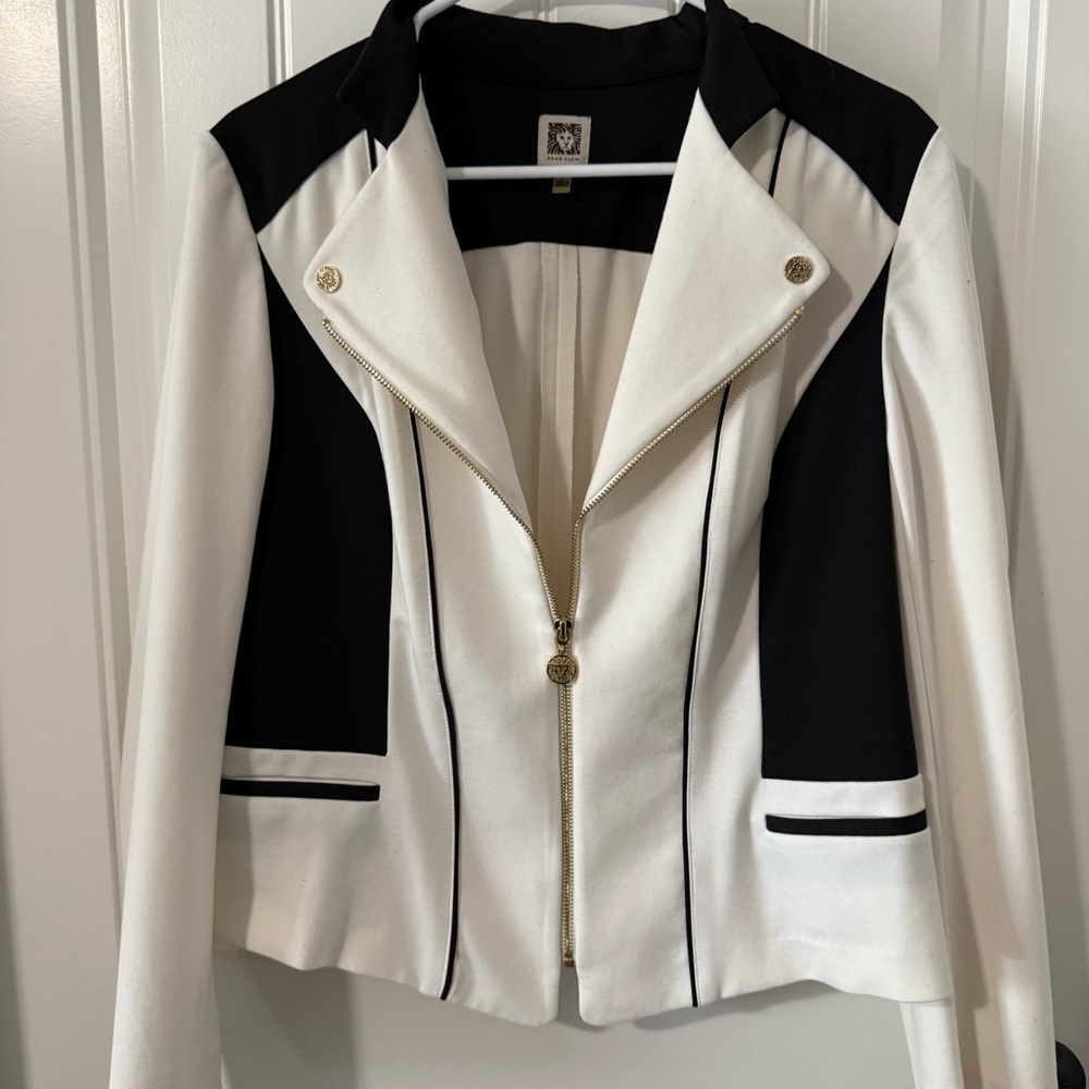 Anne Klein Black and White Blazer - Picture 4 of 9